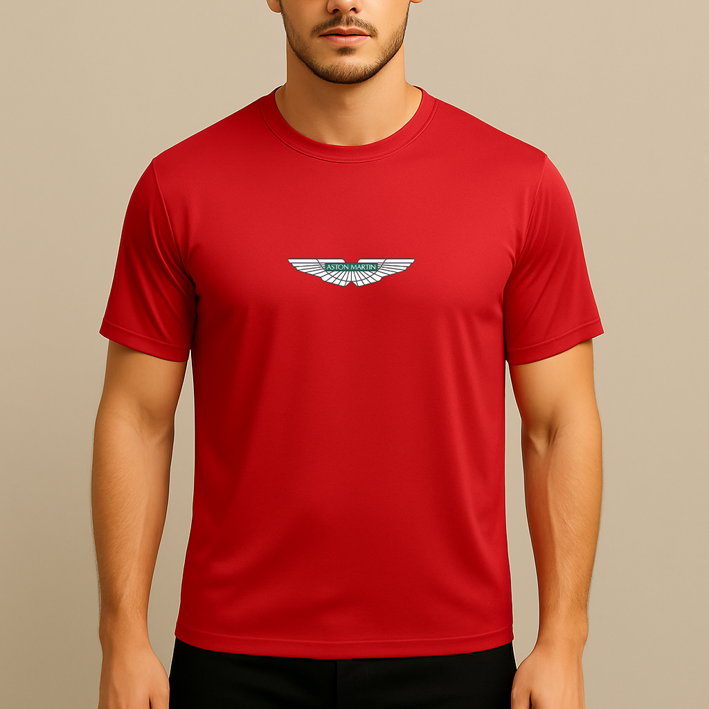 Men's Aston Martin Motorsports Car Polyester T-Shirt